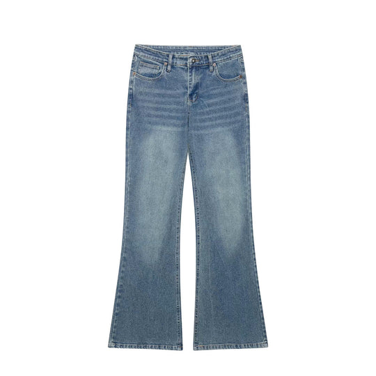 Damen Highwaist Schlagjeans mit weitem Bein und Five‑Pocket‑Design Nord Taschen