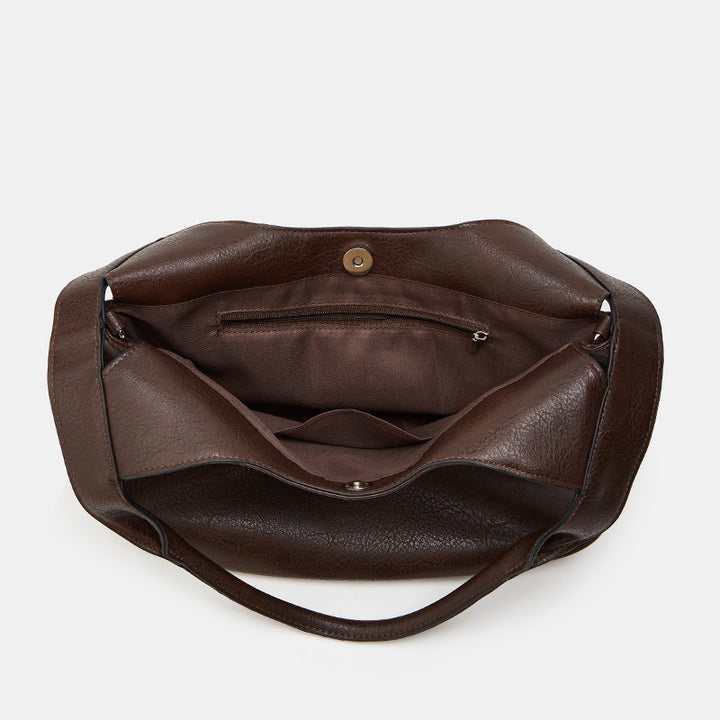 Damen Hobo-Tasche aus hochwertigem Kunstleder mit eleganter Oberflächenstruktur Nord Taschen
