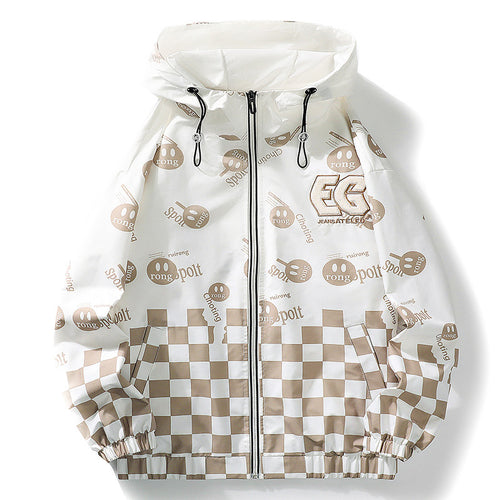 Unisex Stylische Kapuzenjacke mit modernen Grafiken Nord Taschen