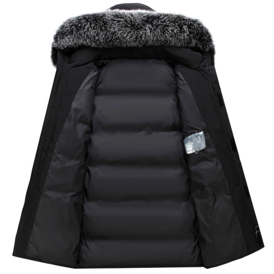 Damen Winterparka mit abnehmbarer Kapuze und kuscheligem Kunstfell Avellé