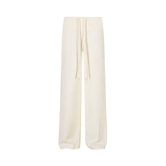 Damen Palazzo-Fleece-Hose mit hohem Komfortbund und fließendem Wide‑Leg-Schnitt Nord Taschen