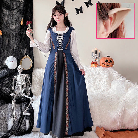 Damen Märchenhaftes Kostümkleid mit eleganter Schnürung und romantischen Details Nord Taschen