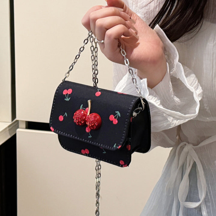 Damen Umhängetasche mit fruchtigem Design und Kettenriemen Nord Taschen