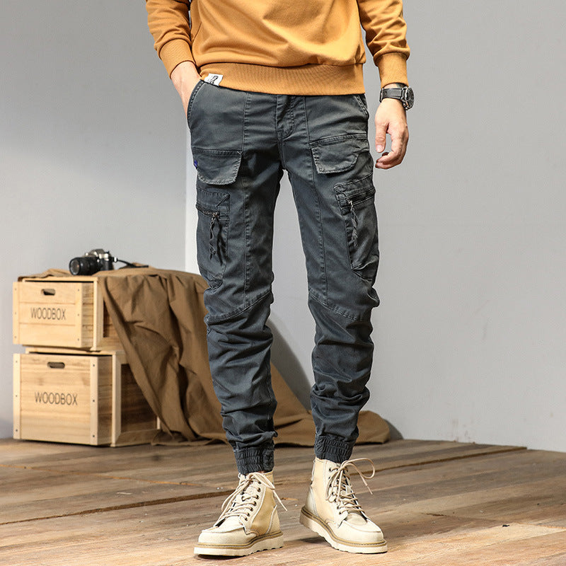 Herren Technische Cargo-Jogginghose mit Multifunktionstaschen & elastischen Bündchen Nord Taschen