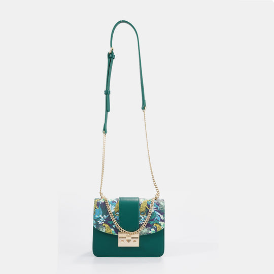 Damen elegante Umhängetasche mit floralem Design Nord Taschen