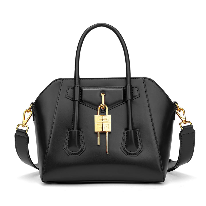 Damen Handtasche im modernen, strukturierten Design mit goldenen Akzenten Nord Taschen