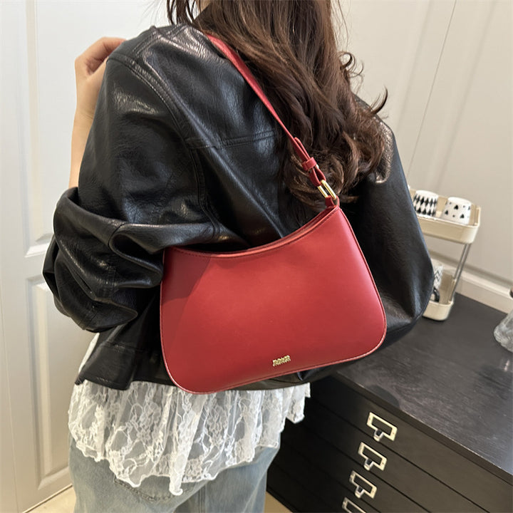 Damen elegante Umhängetasche mit geschwungenem Design und abnehmbarem Riemen Nord Taschen