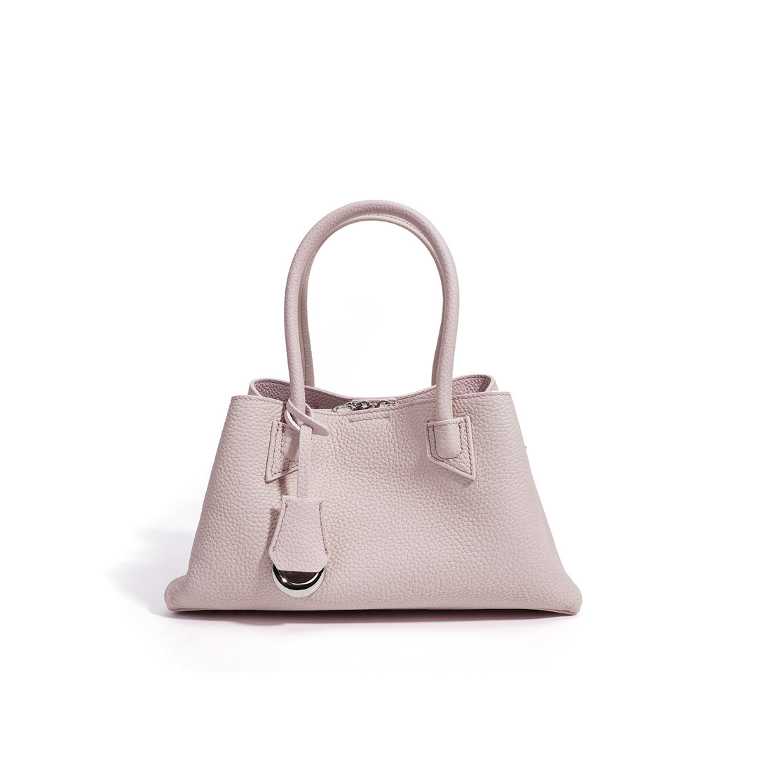 Damen strukturierte Lederhandtasche mit abnehmbarem Anhänger Nord Taschen