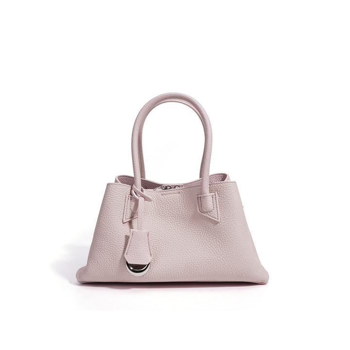 Damen strukturierte Lederhandtasche mit abnehmbarem Anhänger Nord Taschen
