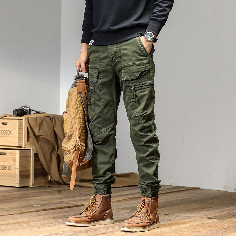 Herren Technische Cargo-Jogginghose mit Multifunktionstaschen & elastischen Bündchen Nord Taschen
