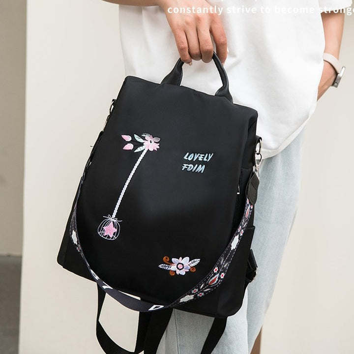 Damen Rucksack mit floralem Stickdesign Nord Taschen