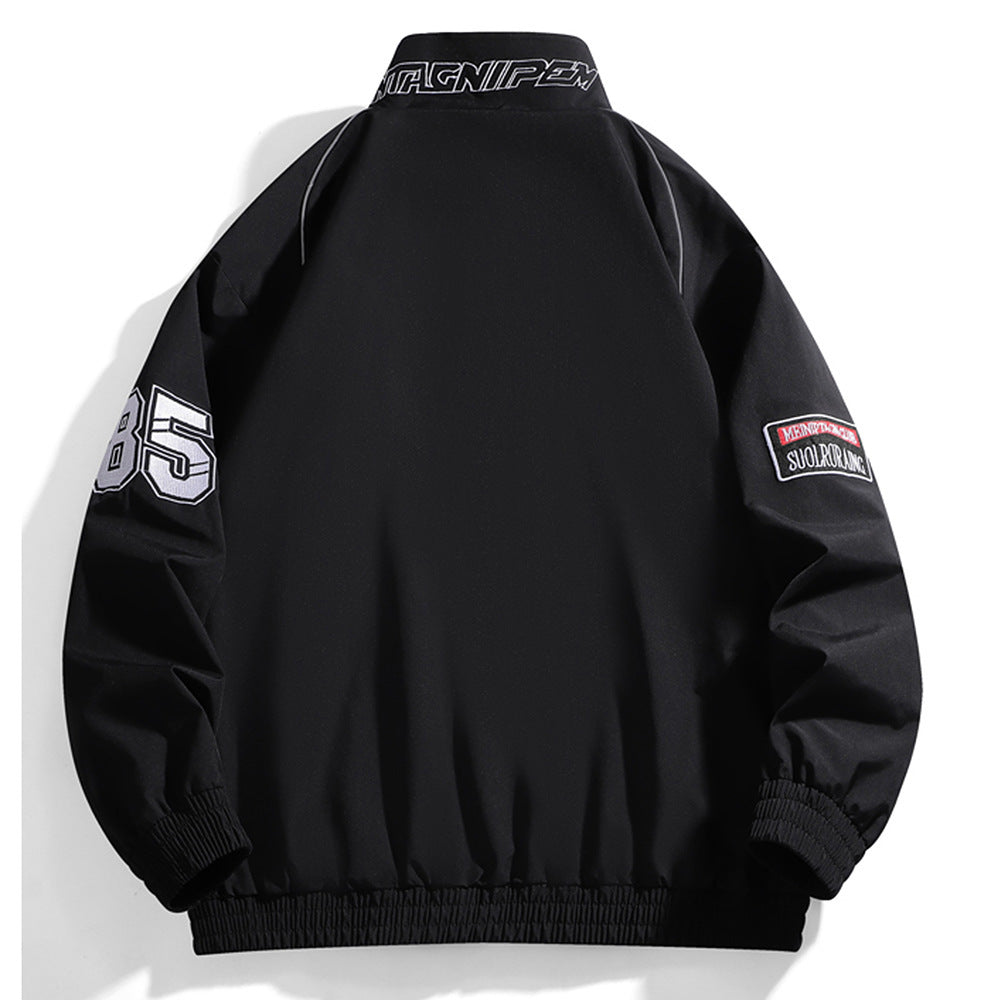 Herren Freizeitjacke mit hohem Kragen Nord Taschen