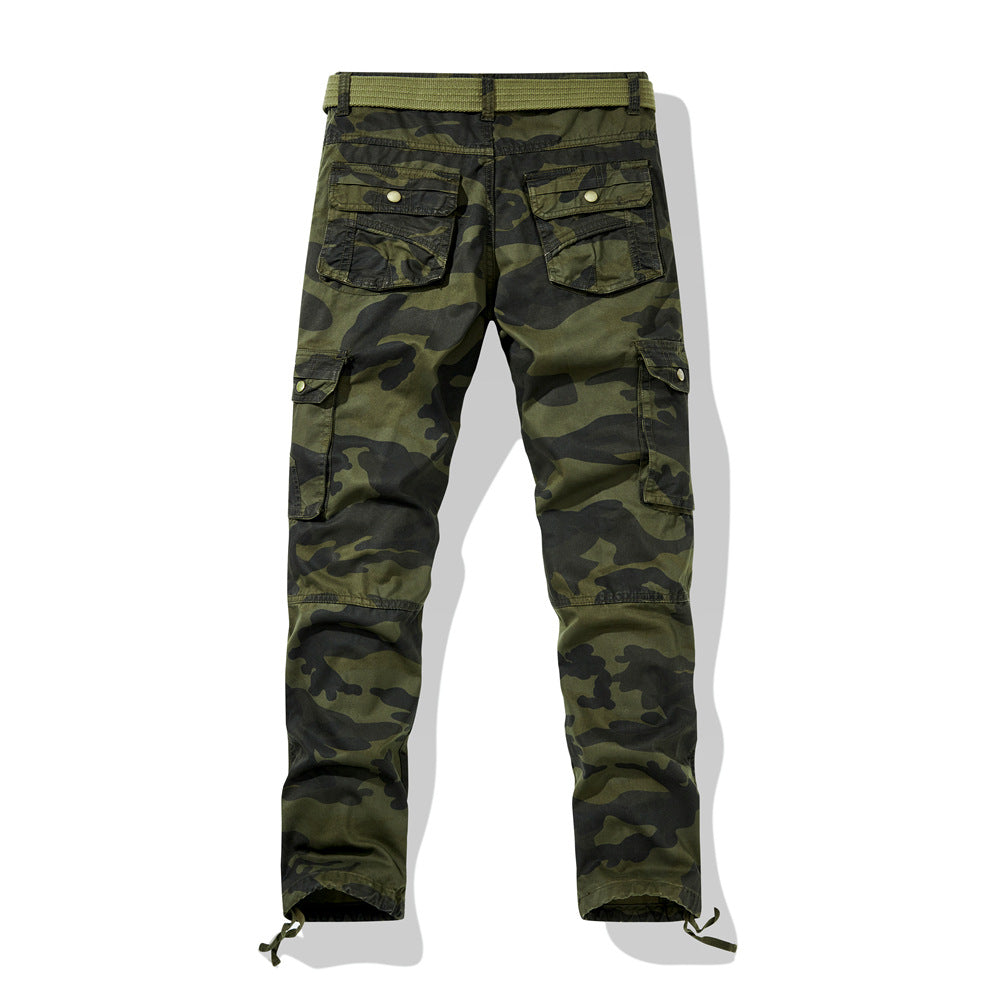 Herren Cargohose im Utility-Stil mit verstärkten Knien, Mehrfachtaschen und Kordelbund Nord Taschen