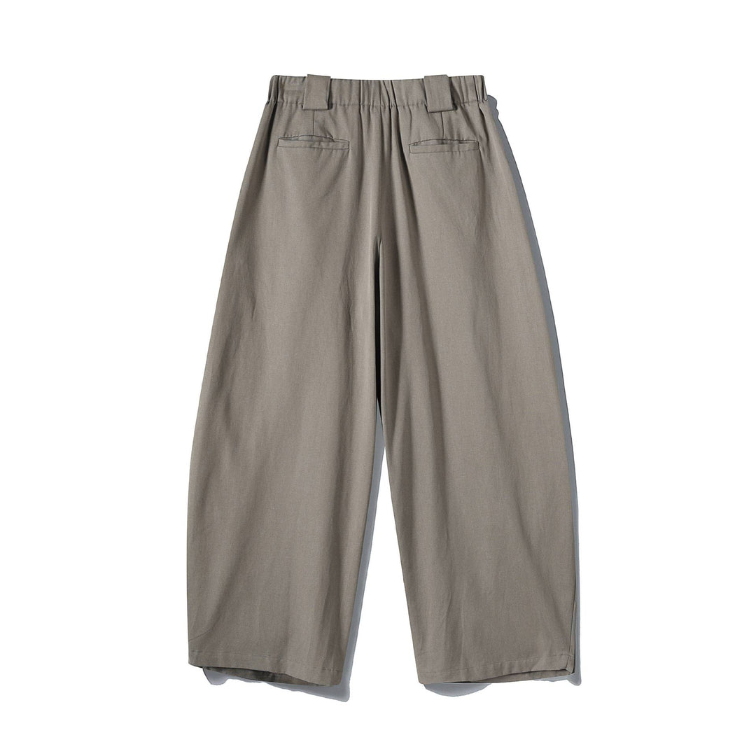 Damen Weite Culotte-Hose mit hohem Bund, Plissee-Detail und Utility-Panel Nord Taschen