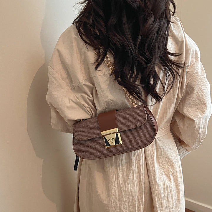 Damen elegante Umhängetasche mit verstellbarem Kettenriemen Nord Taschen