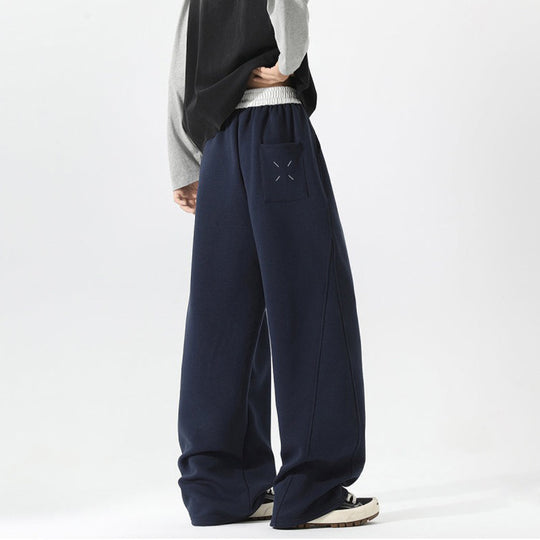 Damen Weite Loungehose mit elastischem Bund, Tunnelzug und fließender Oversize-Silhouette Nord Taschen