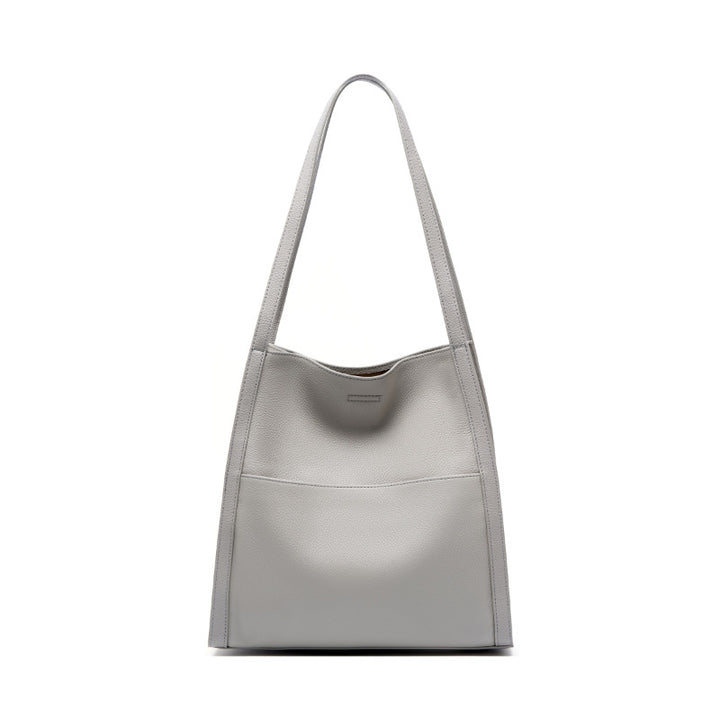 Damen geräumige Shopper-Tasche mit strukturiertem Leder Nord Taschen