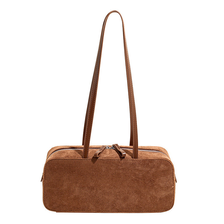 Damen hochwertige Veloursleder Handtasche Nord Taschen