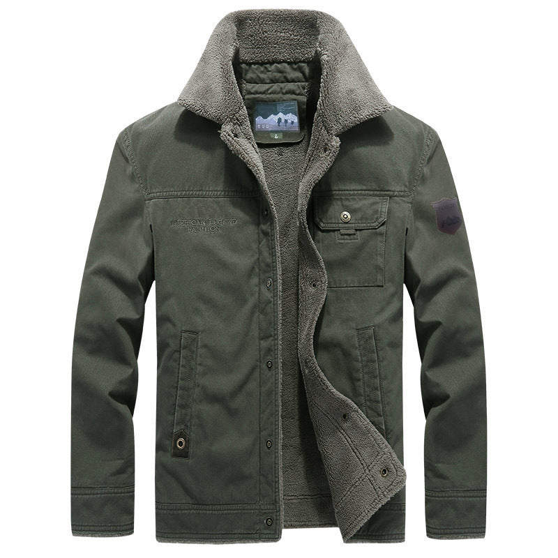 Herren Freizeitjacke mit Teddyfutter Nord Taschen