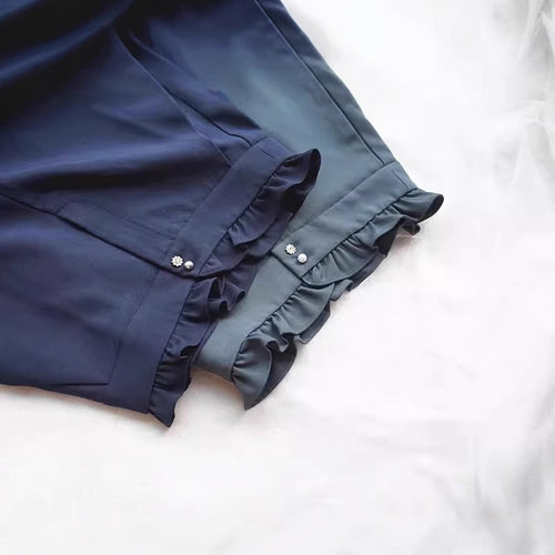 Damen Elegante Bluse mit Rüschendetails Nord Taschen