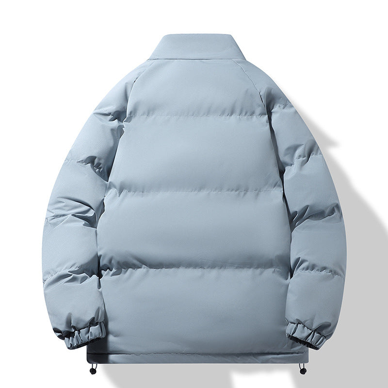 Herren Modische Thermo‑Wattierte Kurzjacke im Boxy‑Schnitt mit Rippenkragen Nord Taschen