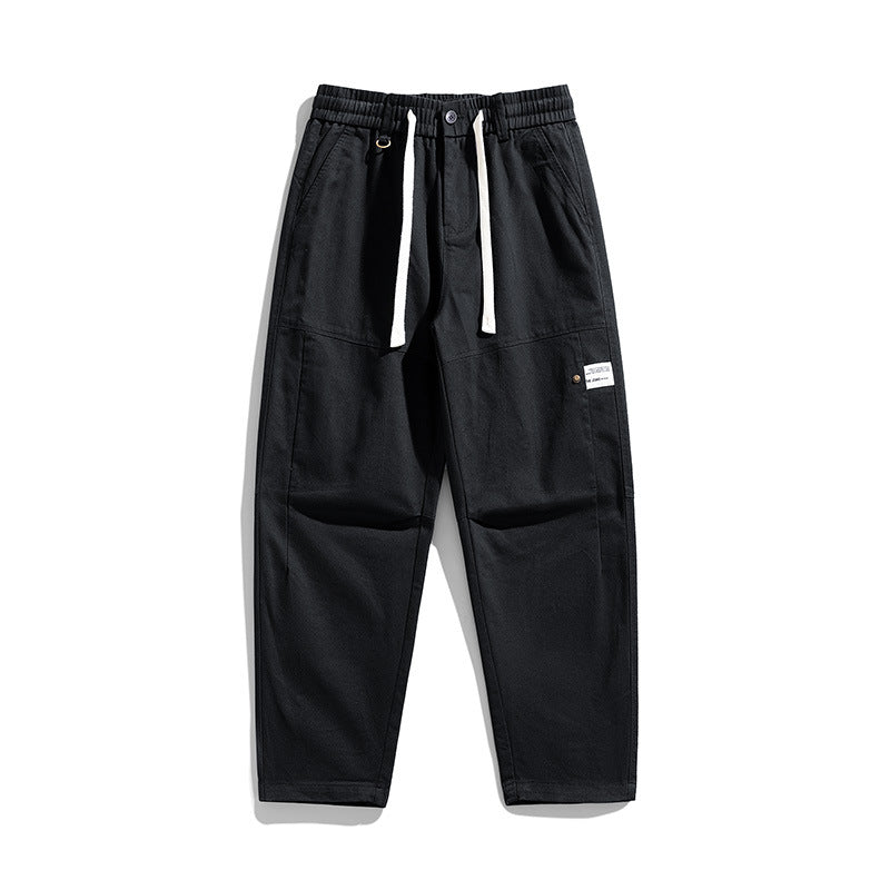 Herren Locker geschnittene Cargo-Jogginghose mit Tunnelzug, Knieabnähern und Utility‑Details Nord Taschen