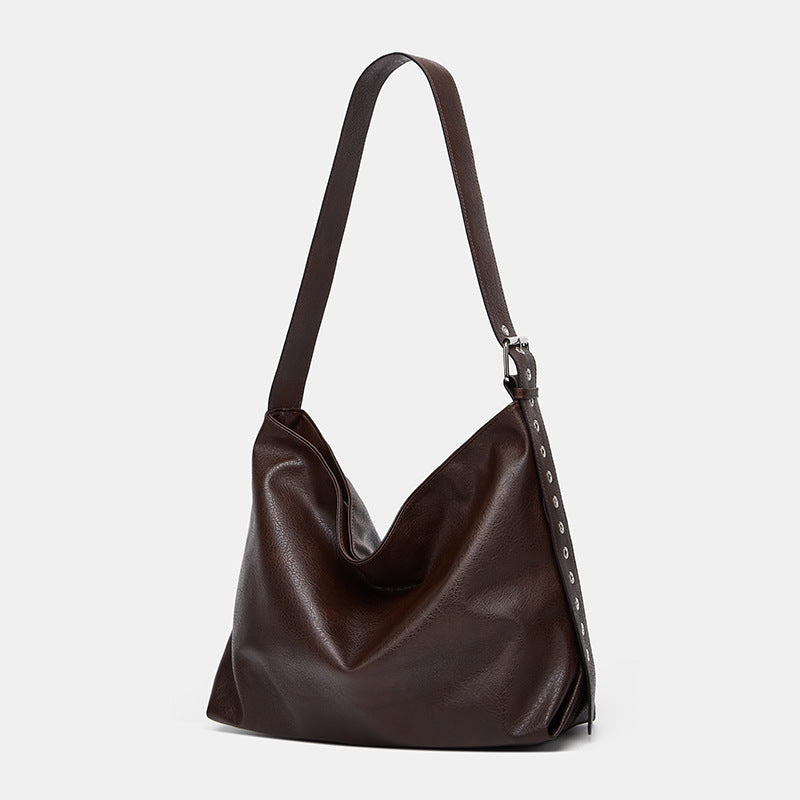 Damen Hobo-Tasche aus hochwertigem Kunstleder mit ergonomischem Tragegriff Nord Taschen