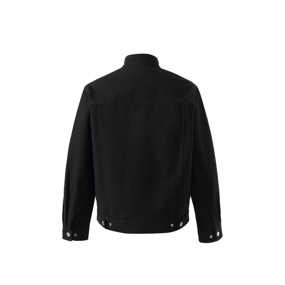 Herren Kurzblouson mit Stehkragen und Reißverschlusstaschen Nord Taschen