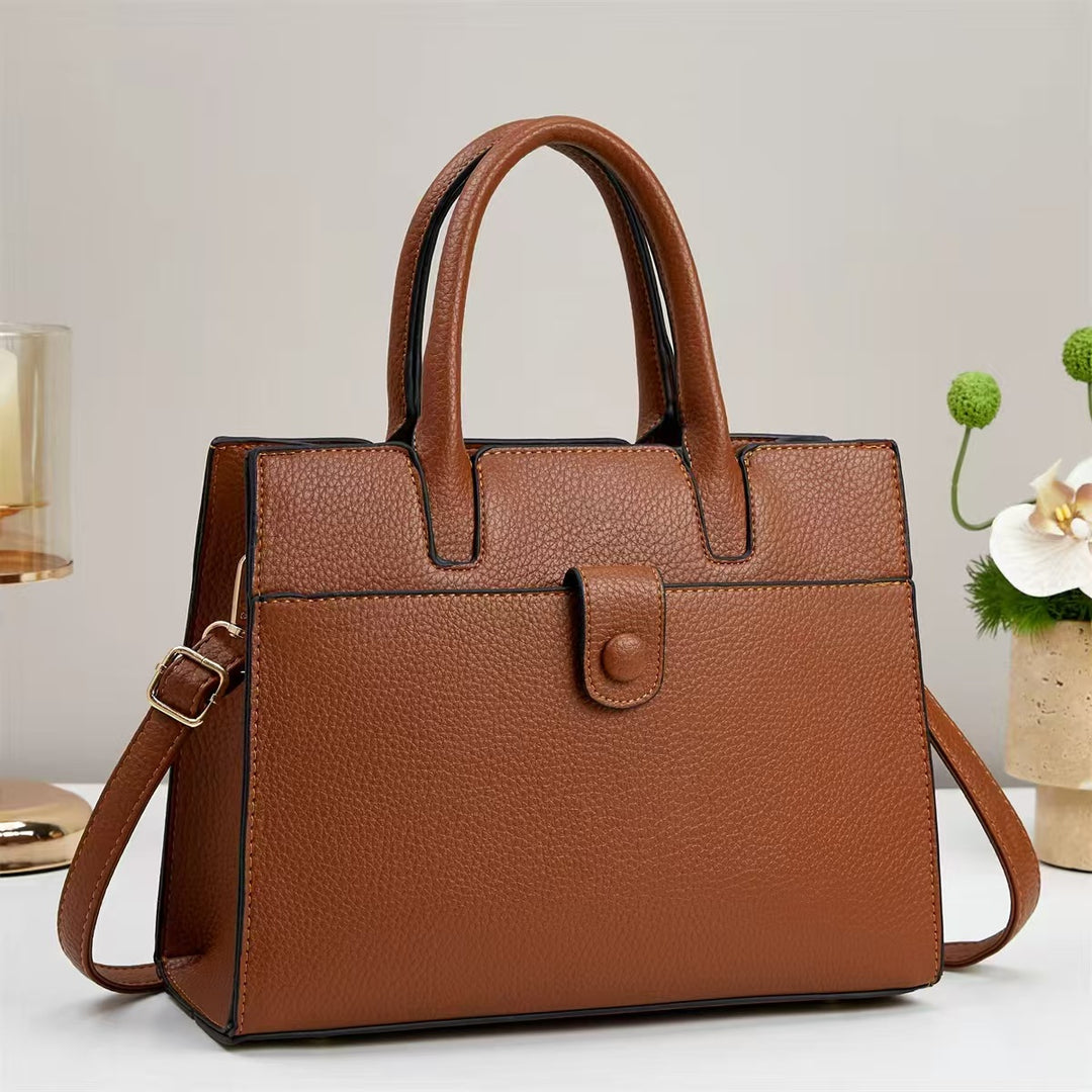 Damen strukturierte Handtasche mit abnehmbaren Tragegriffen Nord Taschen