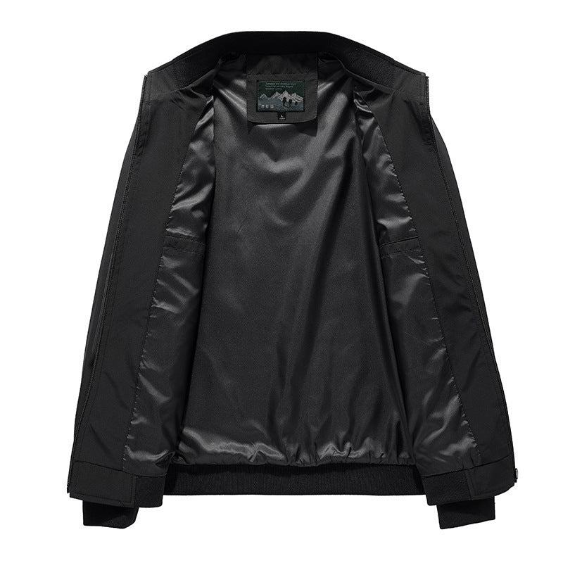 Herren Leichter Softshell-Bomber mit reflektierenden Ärmeldetails und hohem Stehkragen Nord Taschen