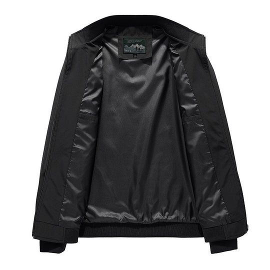 Herren Leichter Softshell-Bomber mit reflektierenden Ärmeldetails und hohem Stehkragen Nord Taschen