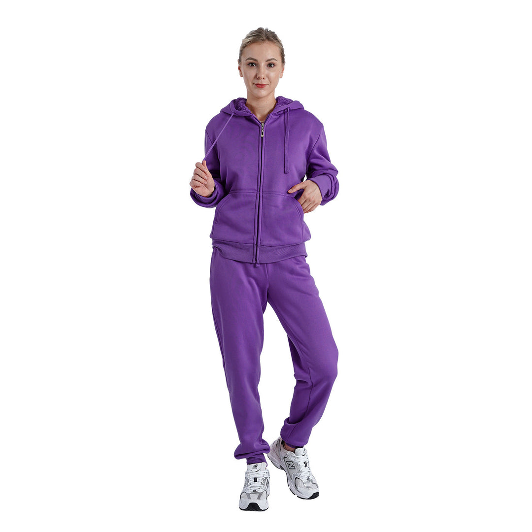 Damen Sportlicher Jogginganzug mit praktischer Kapuze Nord Taschen