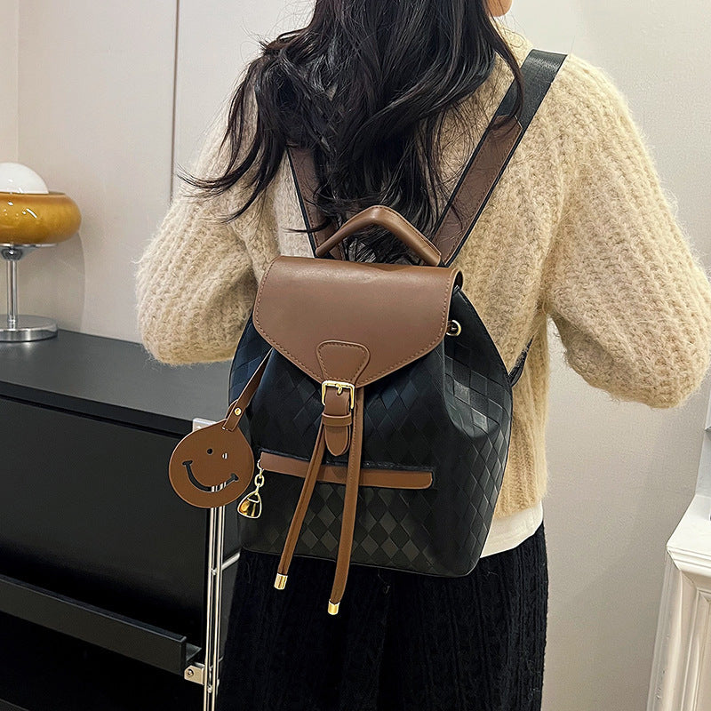 Damen eleganter Rucksack mit geflochtenem Design Nord Taschen