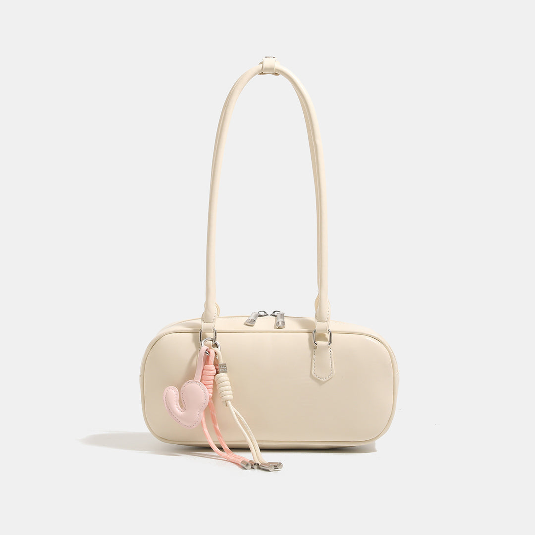 Damen Umhängetasche mit elegantem Herzanhänger und verstellbarem Trageriemen Nord Taschen