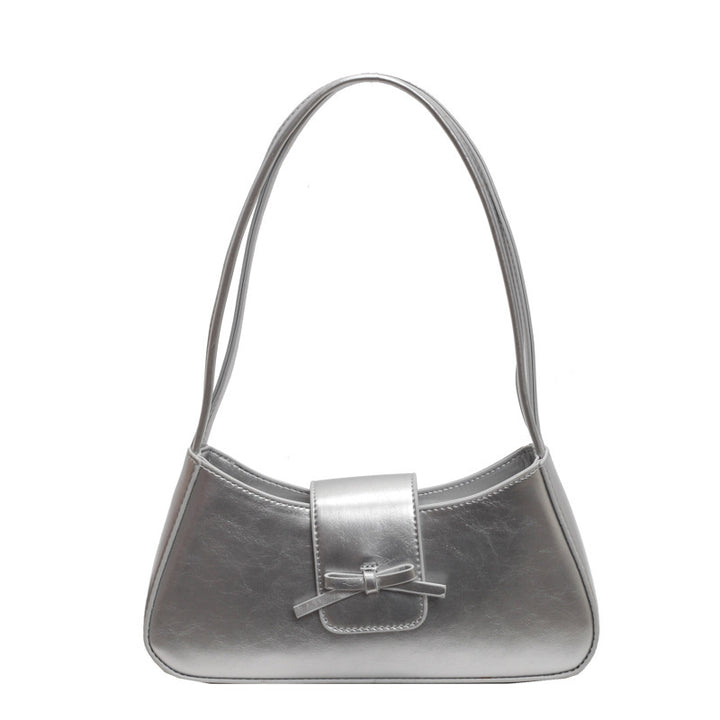 Damen elegante Schultertasche mit schickem Schleifenakzent Nord Taschen