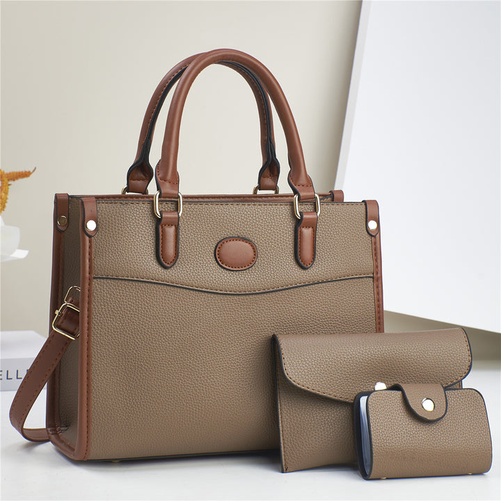 Damen Handtasche im strukturierten Design mit abnehmbarer Mini-Clutch Nord Taschen