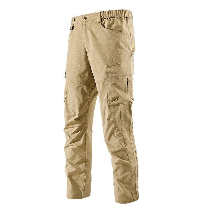 Herren Outdoor-Cargohose mit elastischem Bund, vorgeformten Knien und Multifunktions-Taschen Nord Taschen