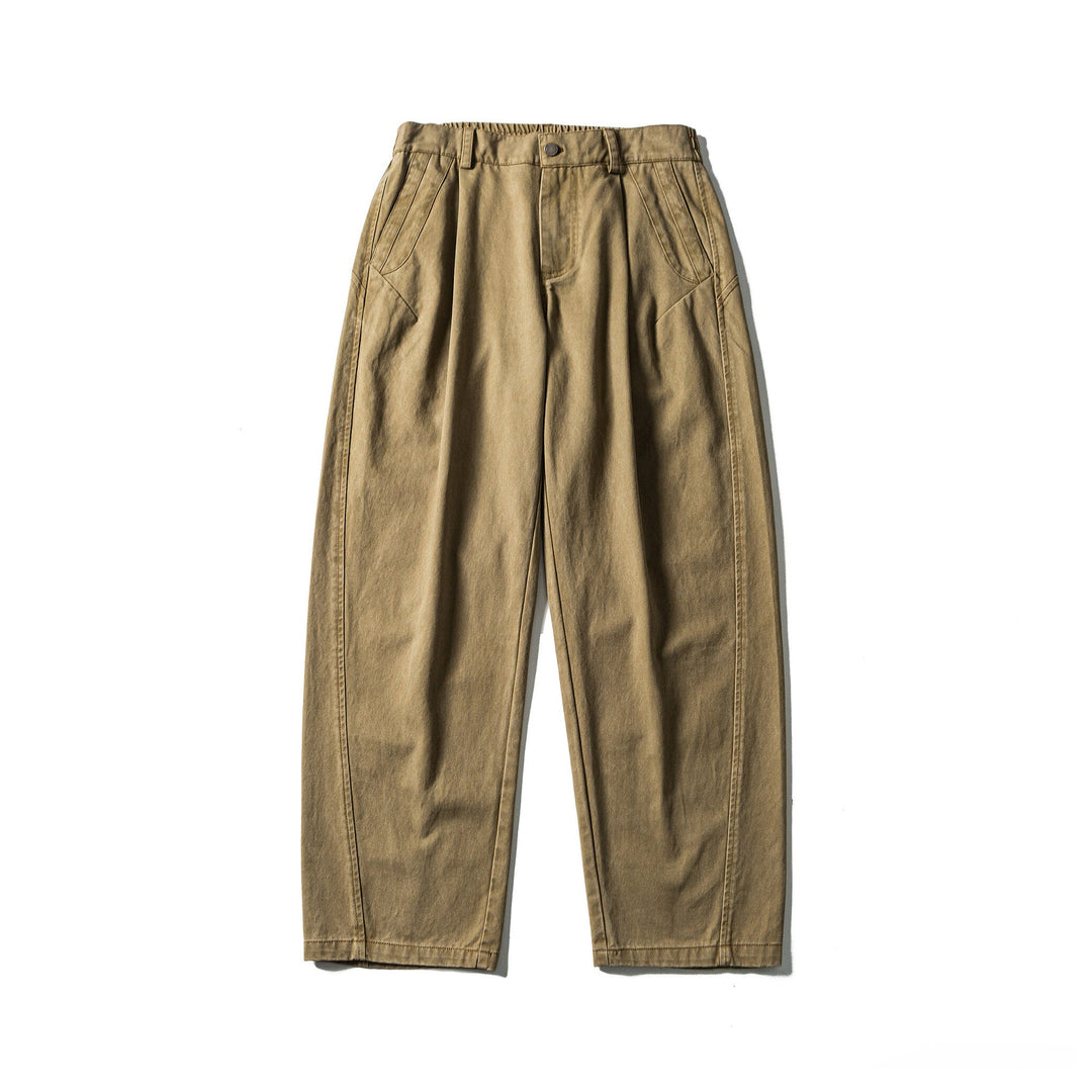 Damen High‑Waist Relaxed‑Fit Utility‑Hose mit Nahtpaneelen und elastischem Bund Nord Taschen