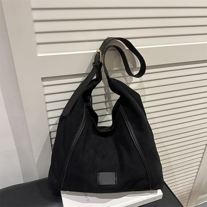 Damen elegante Umhängetasche aus hochwertigem Wildleder Nord Taschen