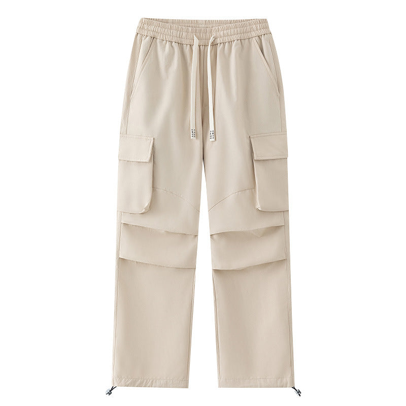 Herren Cargo-Hose mit elastischem Bund, Lagen‑Detail und Reißverschluss-Saum Nord Taschen