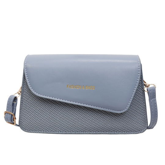 Damen Umhängetasche im stilvollen Kombi-Design mit hochwertigem Leder und gewebtem Stoff Nord Taschen