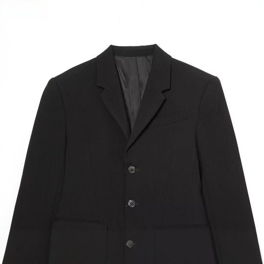 Damen Einreihiger Kurzblazer mit Notch-Revers, strukturierter Passform und Pattentaschen Nord Taschen