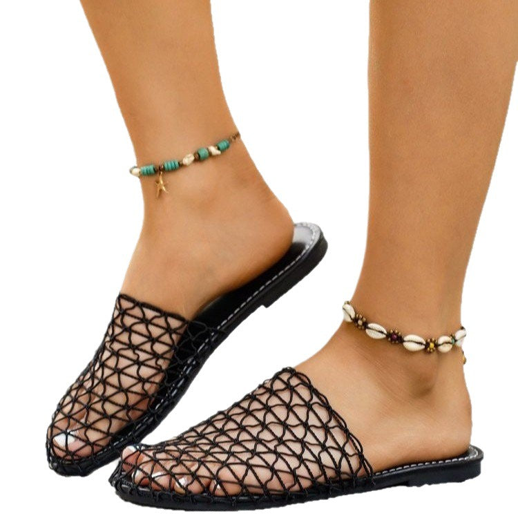 Damen Atmungsaktive und flexible Freizeit-Slipper