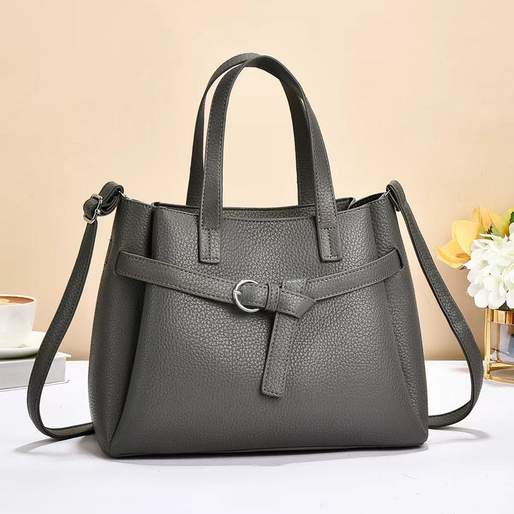 Damen elegante Handtasche mit vielseitigem Tragegurt Nord Taschen