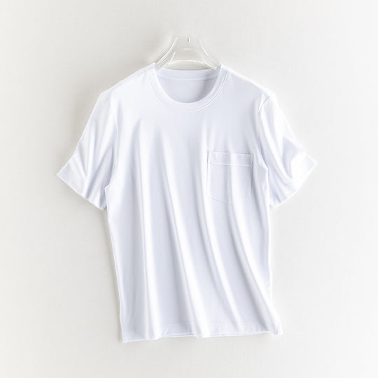 Herren Kurzärmeliges Pocket-T-Shirt aus feinem Modal-Jersey Regular Fit Nord Taschen