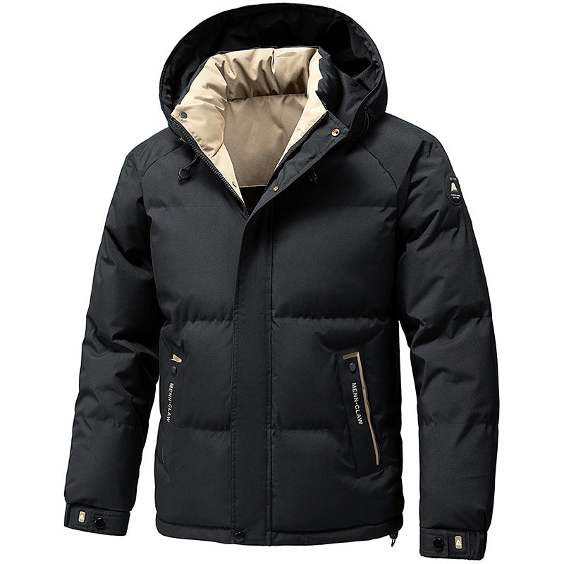 Herren Wattierte Kapuzen-Parka mit Thermofutter und winddichter Außenhülle Nord Taschen