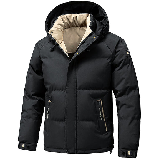 Herren Wattierte Kapuzen-Parka mit Thermofutter und winddichter Außenhülle Nord Taschen