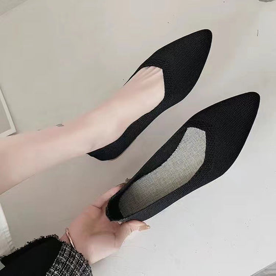 Damen elegante und atmungsaktive Ballerinas mit flexiblem Fußbett - Arvani