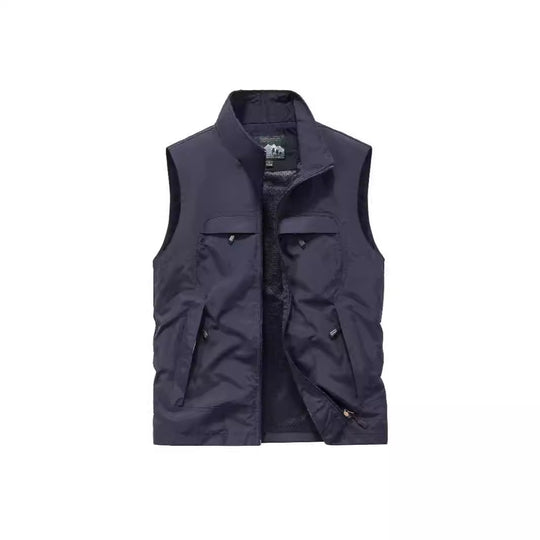 Herren Atmungsaktive Photografen-Utility‑Weste mit Mesh‑Innenfutter und Mehrfach‑Taschen Nord Taschen
