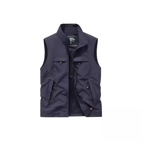 Herren Atmungsaktive Photografen-Utility‑Weste mit Mesh‑Innenfutter und Mehrfach‑Taschen Nord Taschen